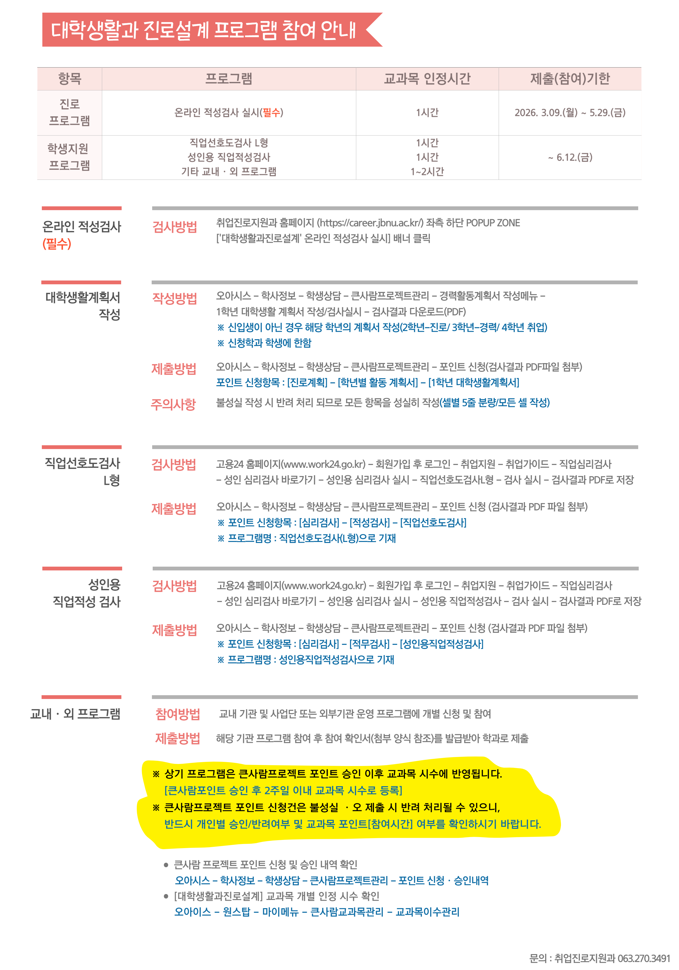 대학생활과진로설계